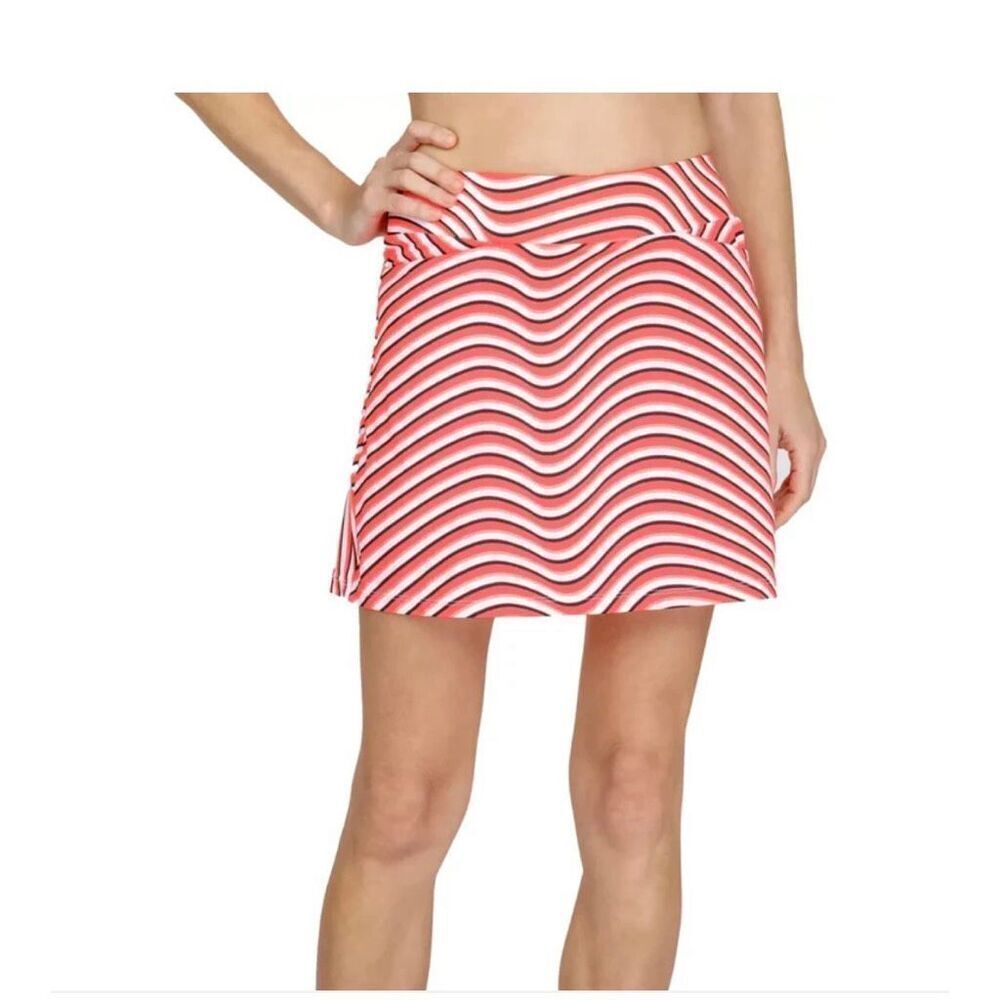 Tail Skort Wavy Black Pink White UV Protection Size Small (F1)